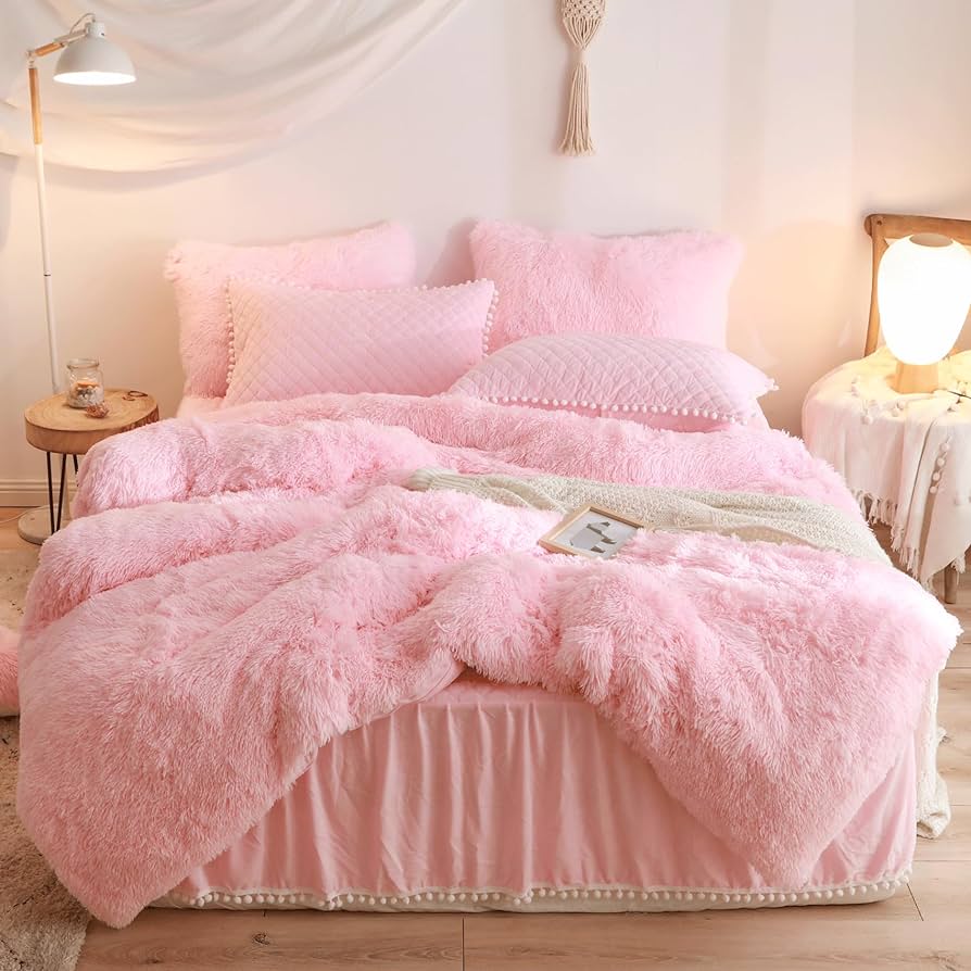 pink bedding